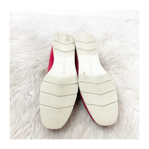 Donald Pliner May Red Suede Patent Leather Slip-On Loafers Women’s Size 6.5M - Picture 12 of 13